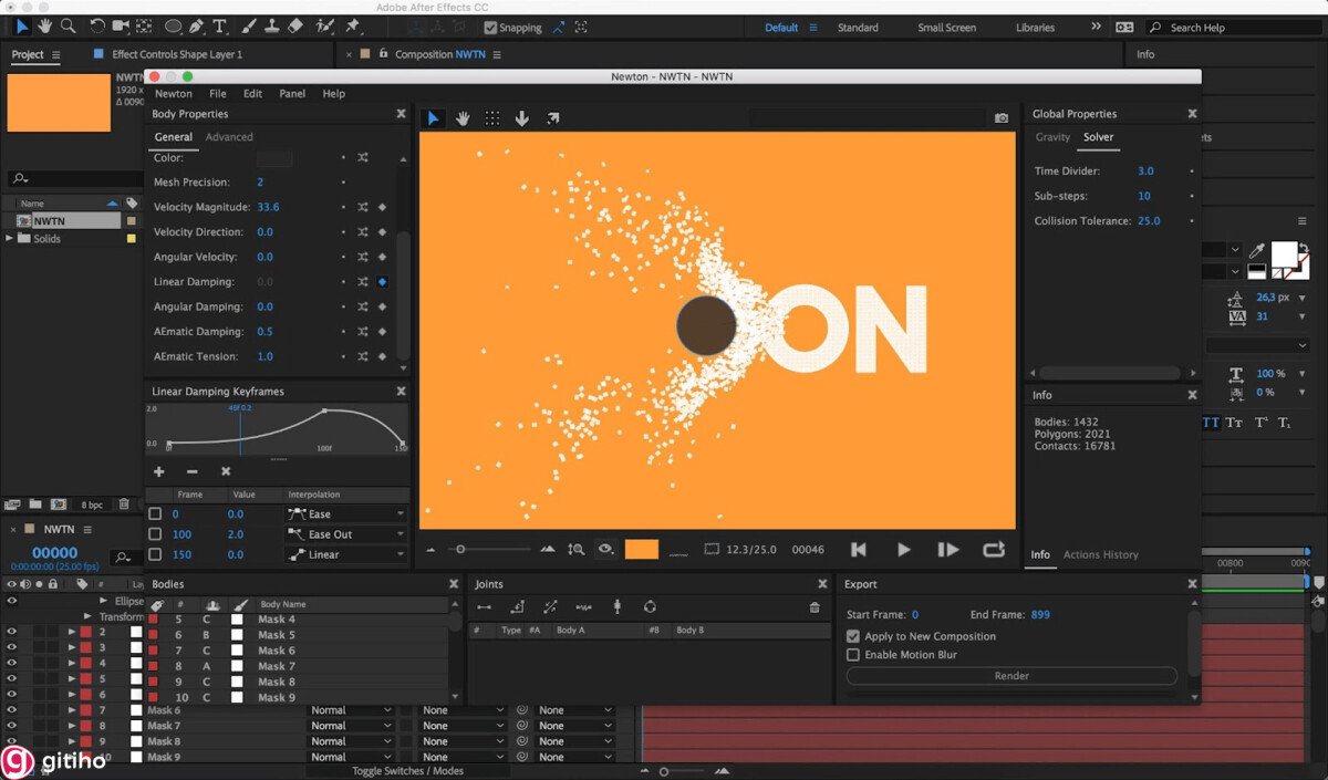 newton plugin after effects cc free download