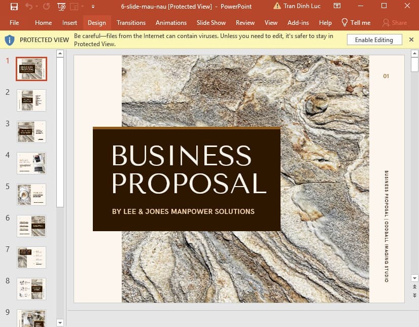 Tải 55 slide và hình nền Powerpoint màu nâu cực đẹp miễn phí