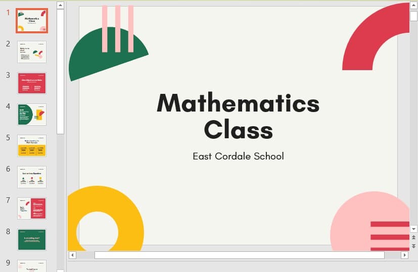 Tổng hợp 37 slide và hình nền Powerpoint toán học miễn phí