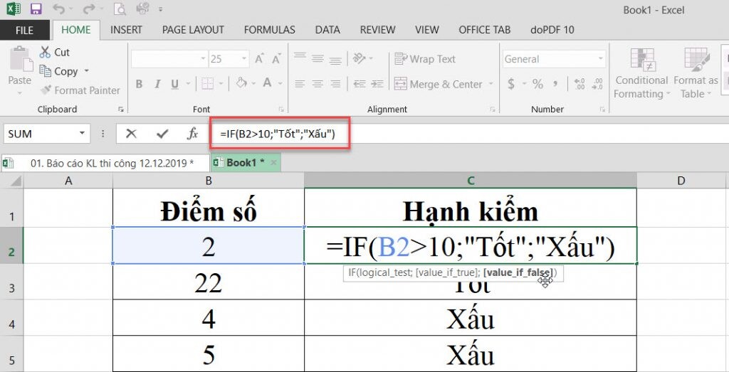 CÁCH SỬ DỤNG HÀM IF VỚI ĐIỀU KIỆN NGÀY THÁNG, CON SỐ, VĂN BẢN