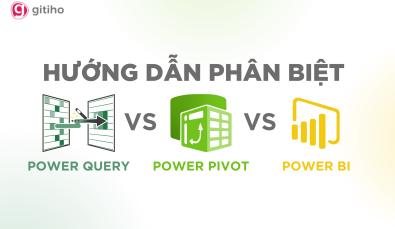 Hướng dẫn phân biệt và sử dụng Power Query, Power Pivot và Power BI