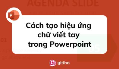 Cách tạo hiệu ứng chữ viết tay (handwritting) cực hay trong Powerpoint