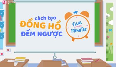 Hướng dẫn cách tạo đồng hồ đếm ngược trong PowerPoint (Phần 1)