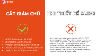 Cách giảm số lượng chữ trên slide khi thiết kế slide trong PowerPoint