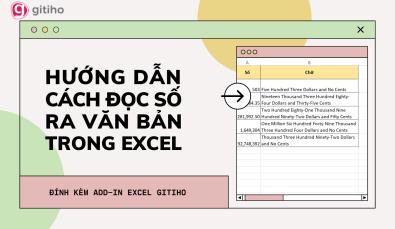 Hướng dẫn đổi số thành chữ trên Excel chỉ trong một nốt nhạc