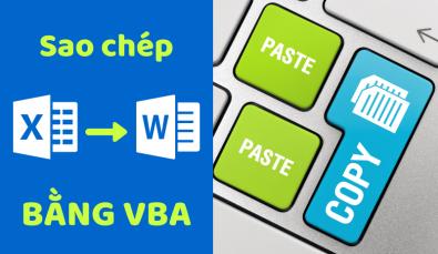 Hướng dẫn sử dụng VBA để sao chép dữ liệu từ Excel sang Word