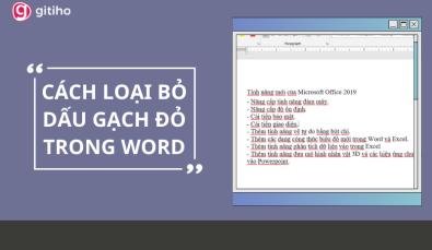 Hướng dẫn cách bỏ gạch đỏ trong Word  nhanh chóng, hiệu quả