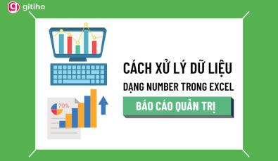 Cách xử lý dữ liệu dạng number trong Excel cho báo cáo quản trị