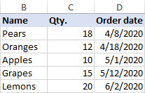 Cách sắp xếp ngày tháng trong Excel tăng dần, giảm dần