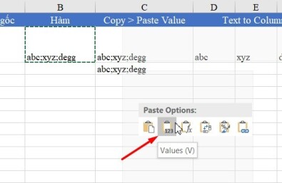 Cách tách dữ liệu từ một ô ra nhiều ô cực nhanh trong Excel và ngược lại
