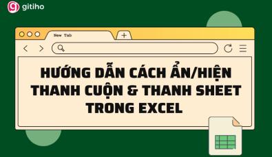 Cách ẩn/ hiện thanh cuộn trong Excel đơn giản trong một nốt nhạc