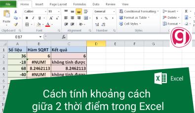 Hướng dẫn cách tính khoảng cách giữa 2 thời điểm trong Excel