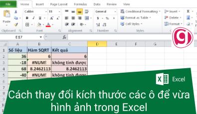 Cách chèn ảnh vào Excel vừa ô tự động cực đơn giản
