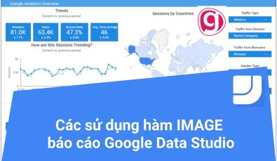 Hướng dẫn cách sử dụng hàm IMAGE trong Google Data Studio