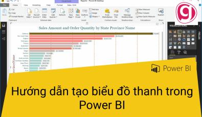 Hướng dẫn tạo biểu đồ thanh trong Power BI
