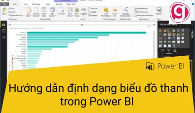 Hướng dẫn định dạng biểu đồ thanh trong Power BI