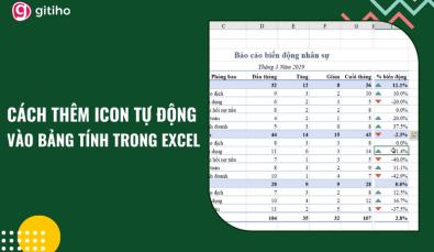 Cách dùng Conditional Formatting trong Excel để thêm icon tự động