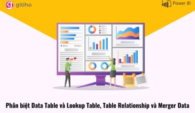 Phân biệt Data Table & Lookup Table, Table Relationship & Merger Data