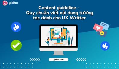 Content guideline - Quy chuẩn viết nội dung tương tác dành cho UX Writter