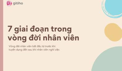 7 giai đoạn trong vòng đời nhân viên tại doanh nghiệp