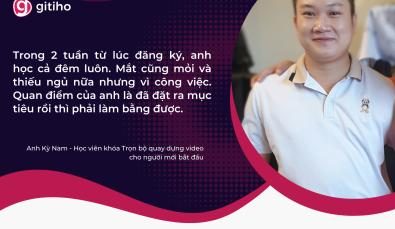Học viên Kỳ Nam: "Dù học online hay offline thì quan trọng nhất vẫn là từ bản thân mình!"