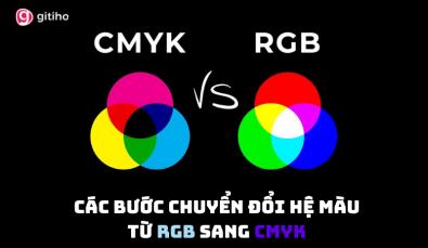 HƯỚNG DẪN CÁC BƯỚC CHUYỂN ĐỔI HỆ MÀU TỪ RGB SANG CMYK