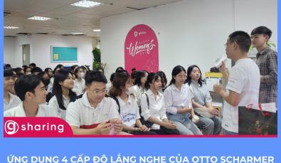 Ứng dụng 4 cấp độ lắng nghe của Otto Scharmer trong trải nghiệm học tập như thế nào?