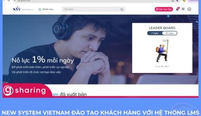 New System Vietnam đào tạo khách hàng với hệ thống LMS của Gitiho for Leading Business như thế nào?