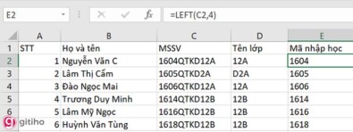 Hướng dẫn sử dụng hàm lấy ký tự trong Excel: MID, LEFT, RIGHT đơn giản