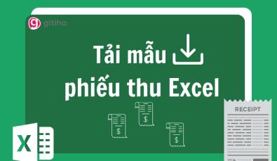 Tải mẫu phiếu thu Excel mới nhất theo thông tư 133 và 200