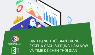Hướng dẫn cách chèn thời gian và định dạng thời gian trong Excel 
