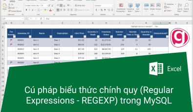 Hướng dẫn cách dùng cú pháp biểu thức chính quy (Regular Expressions - REGEXP) trong MySQL