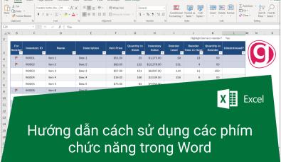 Hướng dẫn cách sử dụng các phím chức năng trong Word trực quan dễ hiểu