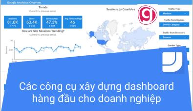 Các công cụ xây dựng dashboard hàng đầu cho doanh nghiệp