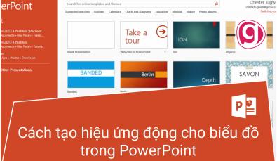 Cách tạo hiệu ứng động cho biểu đồ trong PowerPoint