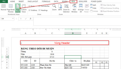 how to delete a header on additional pages in excel