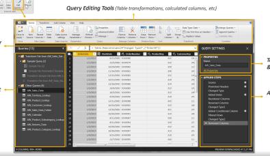 Kiến thức về Query Editor trong Power BI cho người mới bắt đầu