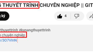 Mẫu mô tả youtube hay và cách viết mô tả video youtube chuẩn