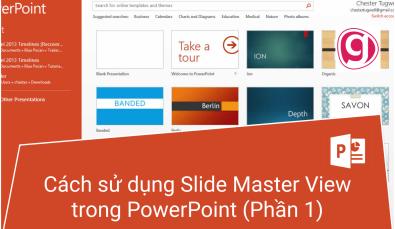 Notes Master trong PowerPoint - Ghi chú của người thuyết trình