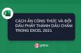 CÁCH ẨN CÔNG THỨC TRONG EXCEL CHUẨN