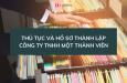 Thủ tục và hồ sơ thành lập công ty TNHH Một thành viên