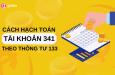 Hướng dẫn chi tiết cách hạch toán tài khoản 341 theo Thông tư 133