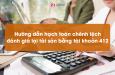 Hướng dẫn hạch toán chênh lệch đánh giá lại tài sản bằng tài khoản 412