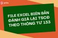 Chia sẻ file Excel biên bản đánh giá lại TSCĐ theo thông tư 133