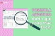 Cách sửa lỗi công thức trong Excel bằng nhóm công cụ Formula Auditing