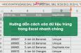 Hướng dẫn cách xóa dữ liệu trùng trong Excel nhanh chóng