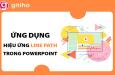 Ứng dụng hiệu ứng Powerpoint Line Path trong thiết kế slide
