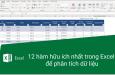 12 hàm hữu ích nhất trong Excel để phân tích dữ liệu