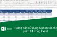 Phím tắt F4 trong Excel và các chức năng giúp tối ưu thời gian của bạn
