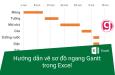 Hướng dẫn vẽ biểu đồ Gantt thể hiện tiến độ dự án trên Excel cực nhanh